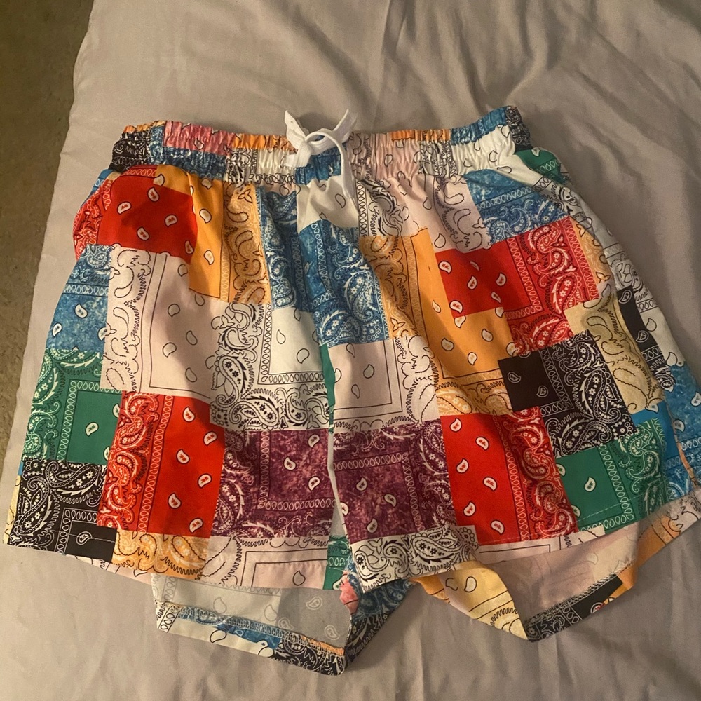 Bandana Print Shorts
